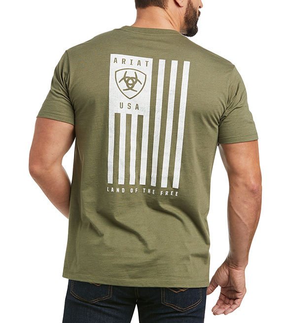 ariat flag shirt