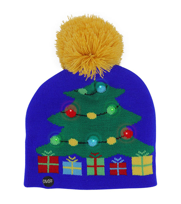 lotsa lites knitted hat