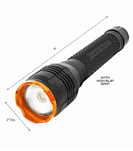 Farpoint Tactical Flashlight with 3 Beam Settings