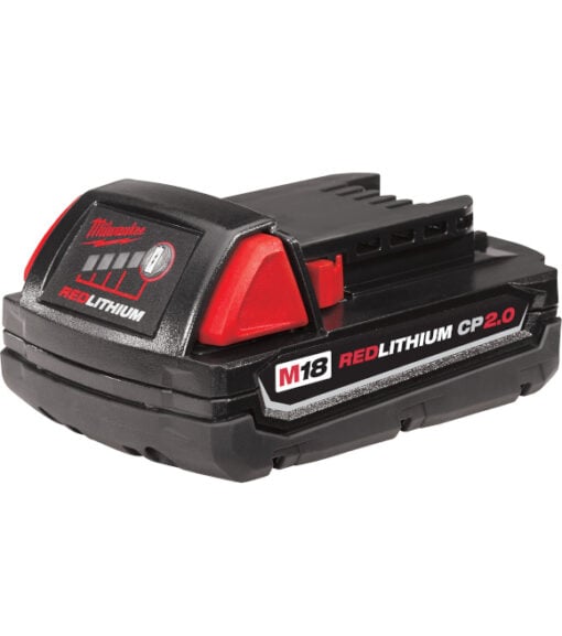 Milwaukee M18 Red Lithium 2.0 Compact Battery Pack, 18 Volt