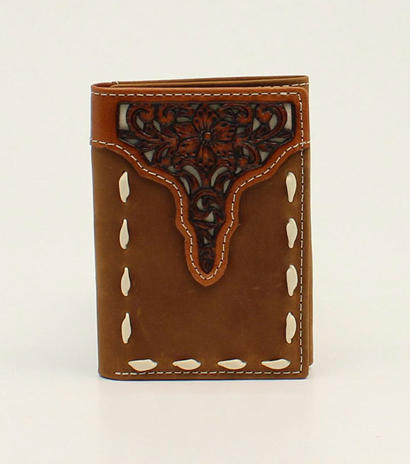 Ariat Men's Bifold Concho Logo Wallet