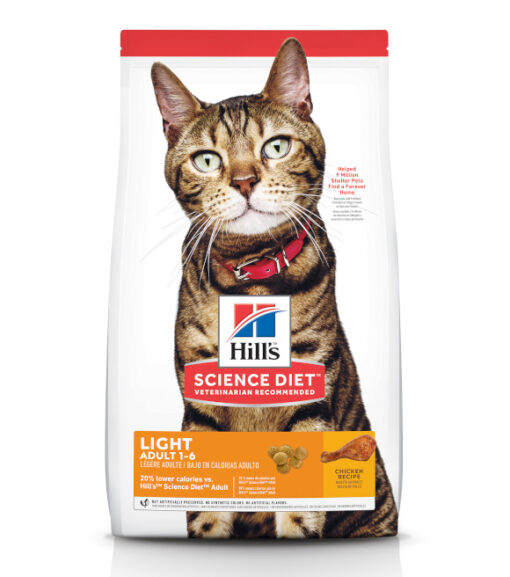 Science Diet Adult Light Cat Food, 7 lb.