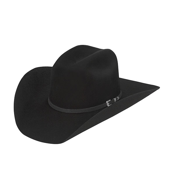 Justin, Men's Black 3X Wool Felt Hat, JF0330DIXN40 - Wilco Farm Stores