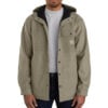 Carhartt Men’s Rain Defender Relaxed Fit Heavyweight Hooded Shirt Jacket, 105022