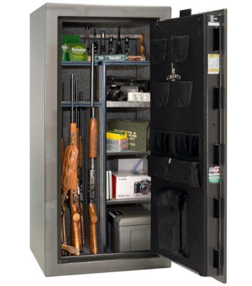 Patriot 30 Gun Safe with E-Lock Gray 75 Minute Fire Protection
