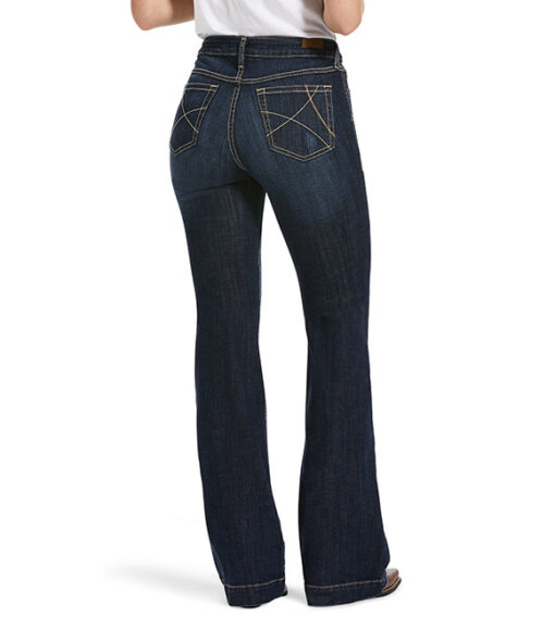 Ariat Ladies Slim High Rise Trouser Ella Wide Leg Jean, 10032550