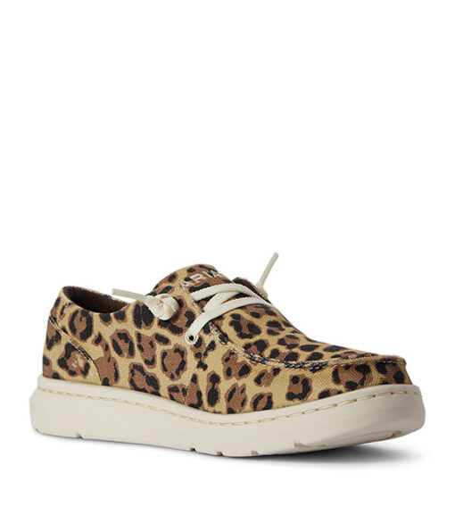 Ariat Ladies Hilo Leopard Print Moc Shoe, 10038455