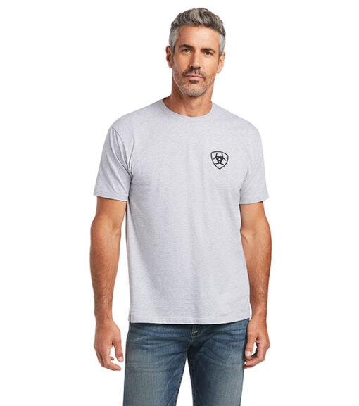 Ariat Men's Flag Circle Graphic T-Shirt, 10039929