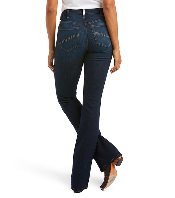 Rock & Roll Denim Women's High Rise Reversible Button Bargain Bell Flare  Jeans
