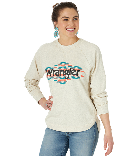 wrangler aztec pullover