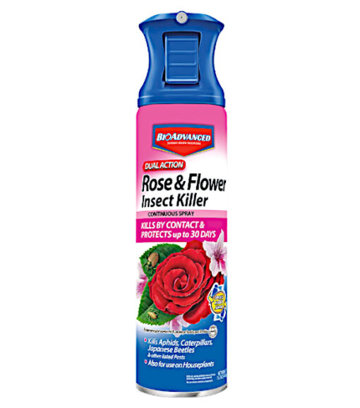 BioAdvanced Dual Action Rose & Flower Insect Killer Spray, 15.7 oz.