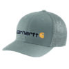 Carhartt Men's Rugged Flex Fitted Canvas Mesh-Back Logo Graphic Cap, 105353