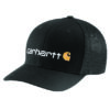 Carhartt Men’s Rugged Flex Fitted Canvas Mesh-Back Logo Graphic Cap, 105353