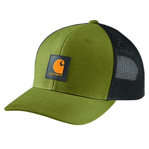 Carhartt Men's Rugged Flex Twill Mesh-Back Logo Patch Ball Cap, 105216