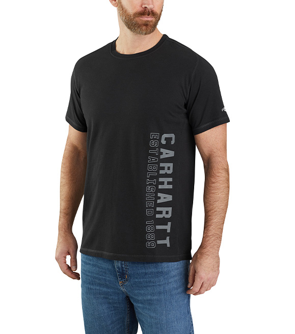 Carhartt Men's Force Relaxed Fit Lightweight S/S Shirt-Burnt Sienna-S