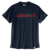 Carhartt Force Men's Relaxed Fit Midweight Short-Sleeve Block Logo Graphic T-Shirt, 105203