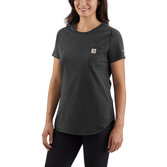 Carhartt Force Ladies Relaxed Wilco Farm Fit T-Shirt, Pocket Stores Midweight 105415 