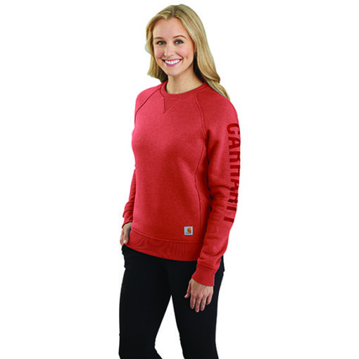 Carhartt Ladies Relaxed Fit Midweight Crewneck Graphic Sweatshirt, 104410