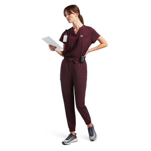 Ariat Ladies Maroon Jogger Scrub Pant, 10039990