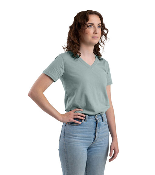 Berne Workwear Ladies Performance V-Neck Short Sleeve Tee, BSW40