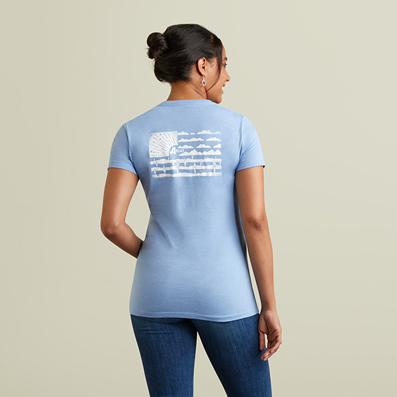 Ariat Ladies Desert Flag Graphic T-Shirt, 10042787