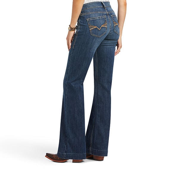 Ariat Ladies Perfect Rise Alana Wide Leg Trouser Jean, 10040805