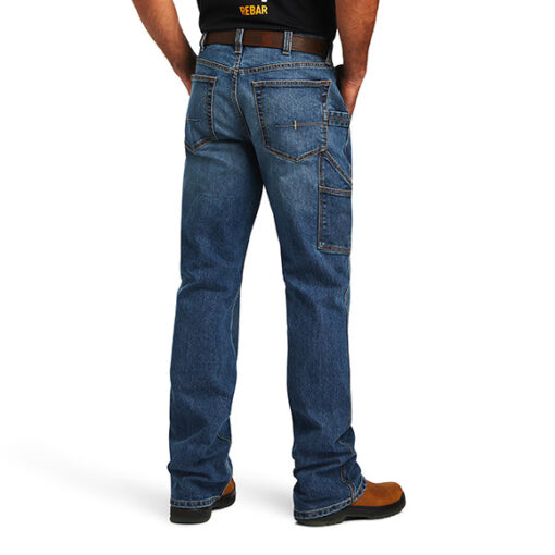 rebar m4 low rise durastretch edge boot cut jean