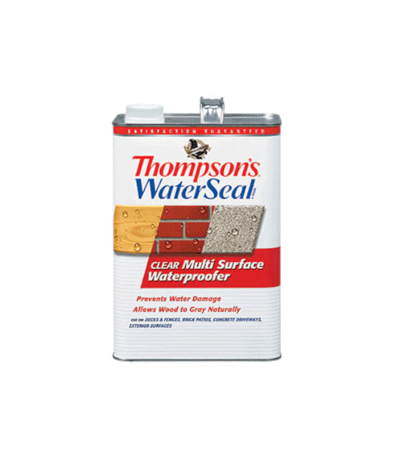 Thompson's WaterSeal TH.024111-03 Multi-Surface Waterproofer, Clear, 1.2 gal Can