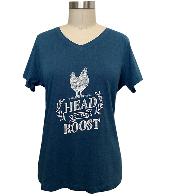 Wilfull Wear Ladies Chicken Graphic T-Shirt, WK0GR1001