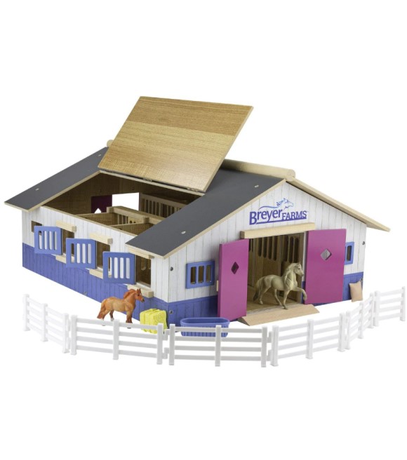 breyer farms stable playset