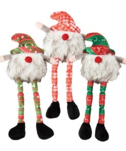 Spot, Holiday 21" Assorted Gnomes Long Legs, Dog Toy