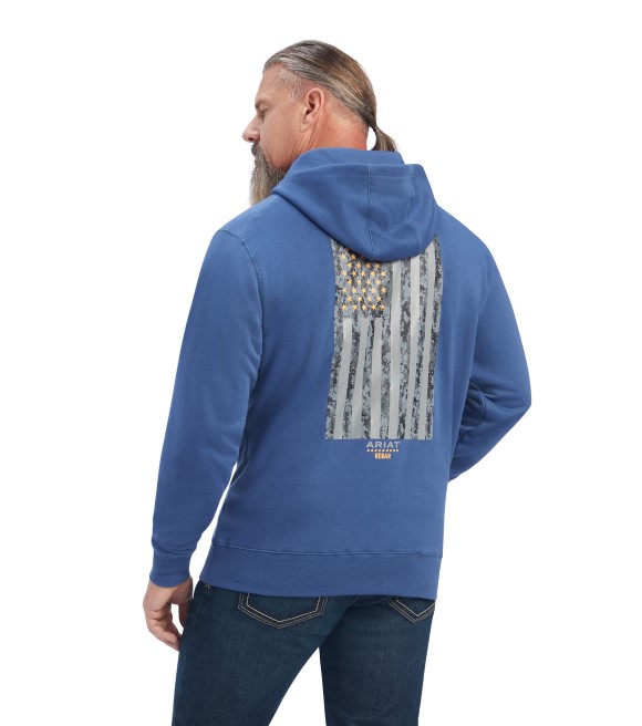 Ariat flag hoodie hot sale