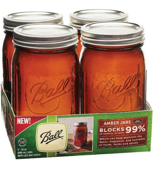 Ball, Assorted Color Tinted Quart Wide Mouth Canning Jars, 4 pk - Wilco  Farm Stores