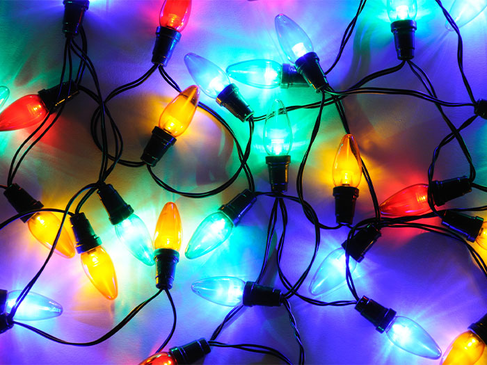 Setting up christmas lights for your home