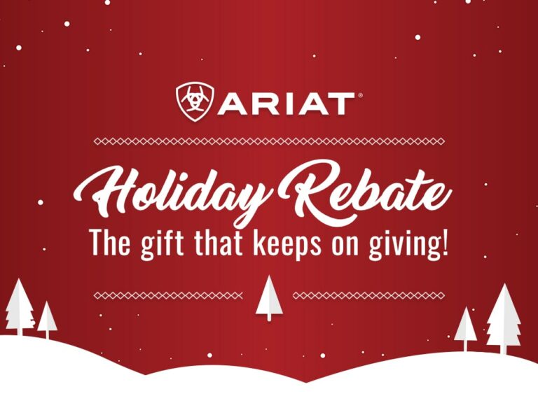 Ariat In Store Holiday Rebate Wilco Farm Stores