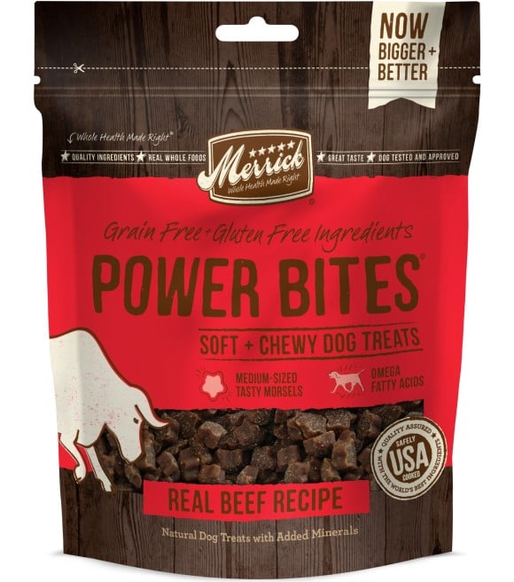 Merrick, Real Beef Power Bites Dog Treats, 6 oz - Wilco Farm Stores