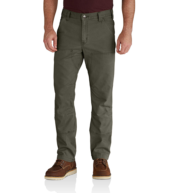 Carhartt, Men's Moss Rugged Flex Relaxed Fit Canvas Double-Front Utility  Work Pant, 102802