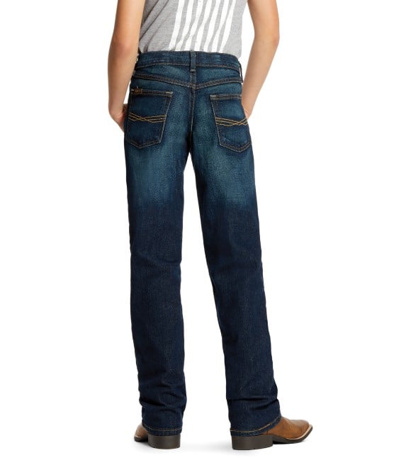 Ariat, Boy's B5 Slim Stretch Legacy Stackable Straight Leg Jean ...