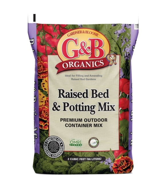 G&B Organics, 2 cu. ft. Raised Bed Potting Mix, 8132