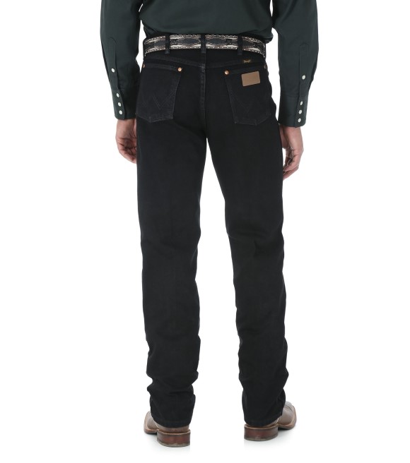 Wrangler, Men's Black Cowboy Cut Original Fit Jeans, 13MWZWK