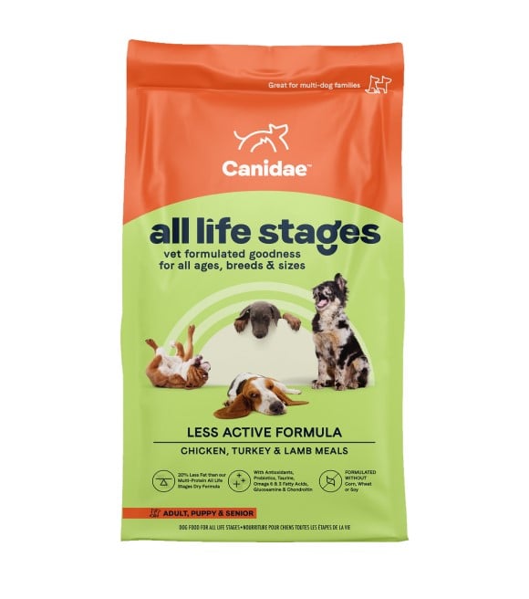 Canidae, All Life Stages Less Active Formula Dog Food, 30 lb.