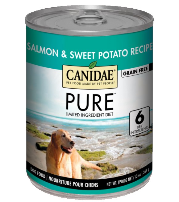 Canidae, Pure Grain Free Salmon & Sweet Potato Dog Food, 13 oz.