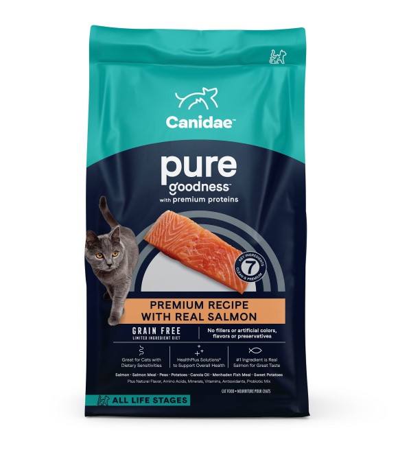 Canidae, Pure Grain Free Salmon Recipe Cat Food, 5 lb.