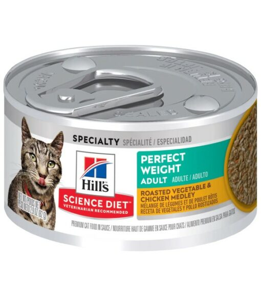 Science Diet, Adult Perfect Weight Roasted Vegetables & Chicken Medley