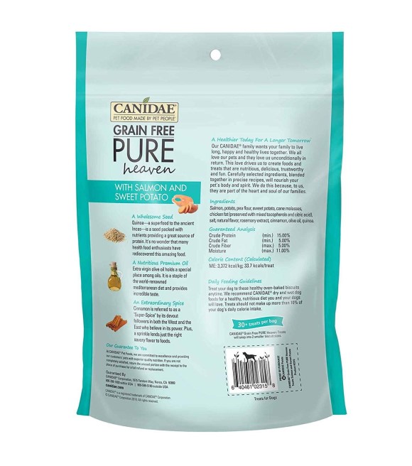Canidae, Pure Grain Free Salmon and Sweet Potato Dog Biscuits, 11 oz.
