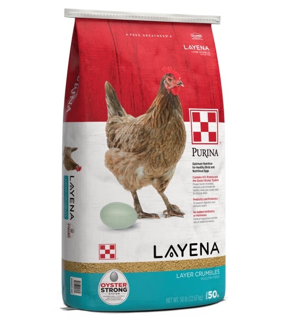 Purina, Layena Crumbles Premium Poultry Feed