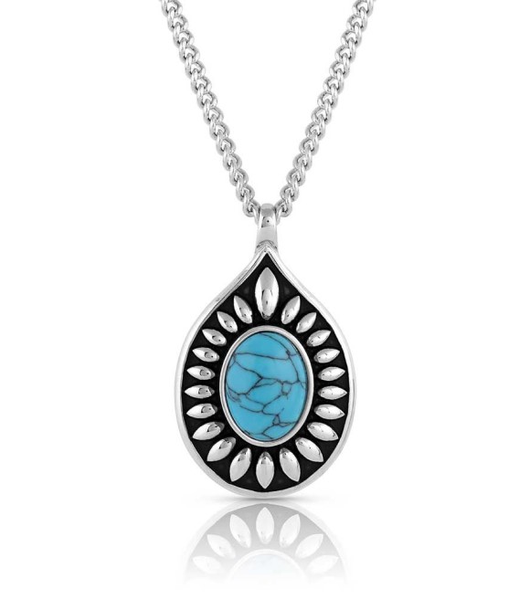 Montana Silversmiths, Turquoise Intuition Pendant, NC5130 - Wilco Farm ...