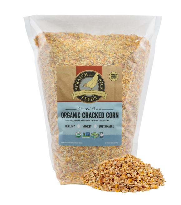 Scratch and Peck, Clucking Good Corn Cracked Corn, 8 lb.