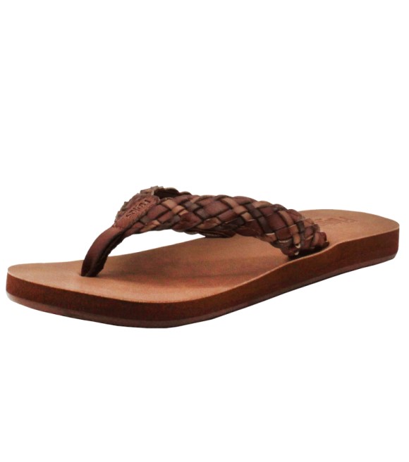 Nalho Toe Strap Sandals In Brown