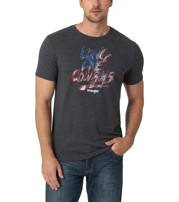 Wrangler, Men's Long Live Cowboys America Graphics T-Shirt, 112328856 ...